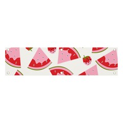 Pink Watermeloon Banner And Sign 4  X 1 