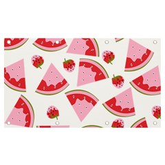 Pink Watermeloon Banner And Sign 7  X 4  by Sapixe