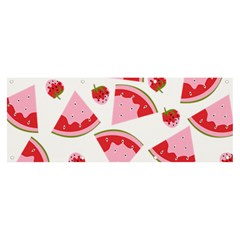 Pink Watermeloon Banner And Sign 8  X 3 