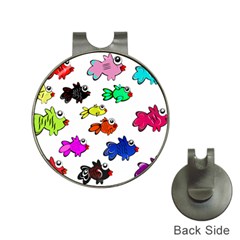 Fish Fishes Marine Life Swimming Water Hat Clips With Golf Markers by Sapixe