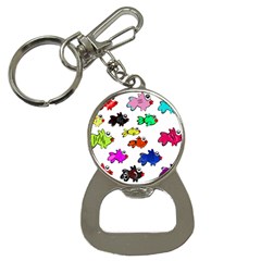 Fish Fishes Marine Life Swimming Water Bottle Opener Key Chain by Sapixe