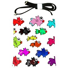 Fish Fishes Marine Life Swimming Water Shoulder Sling Bag by Sapixe