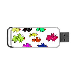 Fish Fishes Marine Life Swimming Water Portable Usb Flash (one Side) by Sapixe