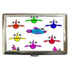 Fish Swim Cartoon Funnycute Cigarette Money Case by Sapixe