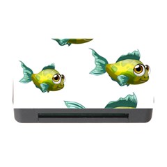 Fish Vector Green Memory Card Reader With Cf by Sapixe