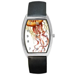 Animal Art Forms In Nature Jellyfish Barrel Style Metal Watch