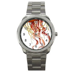 Animal Art Forms In Nature Jellyfish Sport Metal Watch