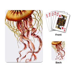 Animal Art Forms In Nature Jellyfish Playing Cards Single Design (rectangle)