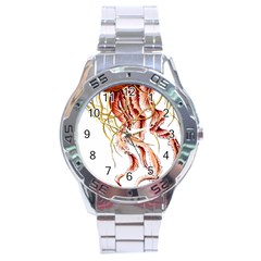 Animal Art Forms In Nature Jellyfish Stainless Steel Analogue Watch