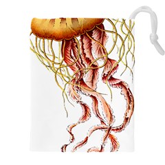 Animal Art Forms In Nature Jellyfish Drawstring Pouch (4XL)