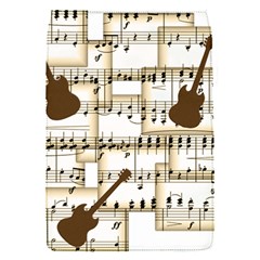 Music Paper Guitars Background Art Removable Flap Cover (s) by Sapixe