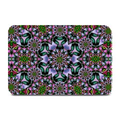 Tropical Blooming Forest With Decorative Flowers Mandala Plate Mats by pepitasart