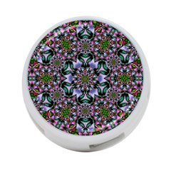 Tropical Blooming Forest With Decorative Flowers Mandala 4-port Usb Hub (one Side) by pepitasart