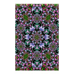 Tropical Blooming Forest With Decorative Flowers Mandala Shower Curtain 48  X 72  (small)  by pepitasart