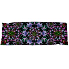 Tropical Blooming Forest With Decorative Flowers Mandala Body Pillow Case (dakimakura) by pepitasart