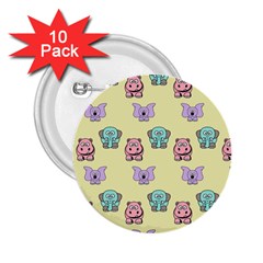 Animals 2 25  Buttons (10 Pack) 