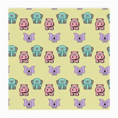 Animals Medium Glasses Cloth (2 Sides) by nateshop