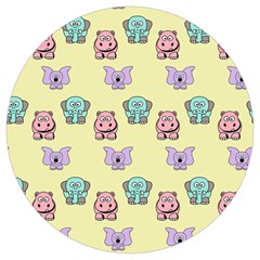 Animals Round Trivet