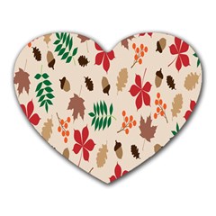 Autumn Heart Mousepads by nateshop