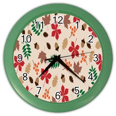 Autumn Color Wall Clock by nateshop