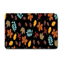 Autumn-flower Small Doormat  by nateshop