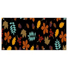 Autumn-flower Banner And Sign 8  X 4 