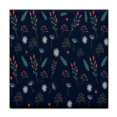 Background-flower Tile Coaster by nateshop