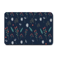 Background-flower Small Doormat  by nateshop