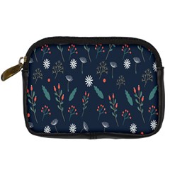 Background-flower Digital Camera Leather Case by nateshop