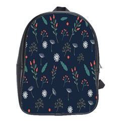 Background-flower School Bag (large) by nateshop