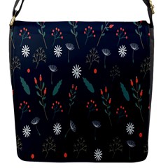 Background-flower Flap Closure Messenger Bag (s) by nateshop