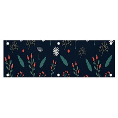 Background-flower Banner And Sign 6  X 2 