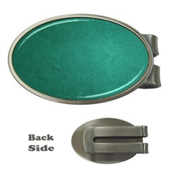 Background-green Money Clips (oval)  by nateshop