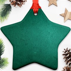 Background-green Star Ornament (two Sides)