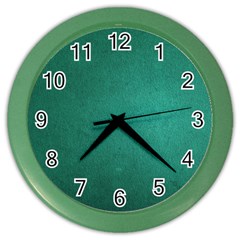 Background-green Color Wall Clock