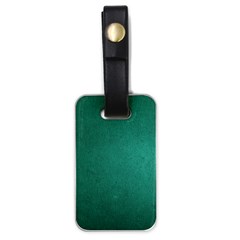 Background-green Luggage Tag (one Side) by nateshop