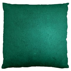 Background-green Large Flano Cushion Case (One Side)