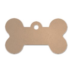 Background-mocca Dog Tag Bone (two Sides) by nateshop