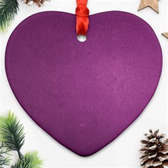 Background-purple Heart Ornament (two Sides)