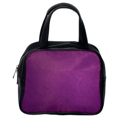 Background-purple Classic Handbag (one Side) by nateshop