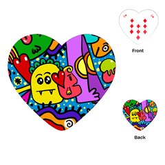 Cartoon Playing Cards Single Design (heart)