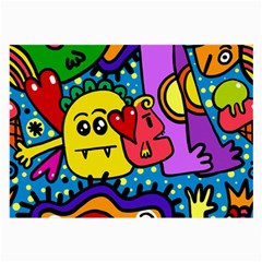 Cartoon Large Glasses Cloth (2 Sides) by nateshop