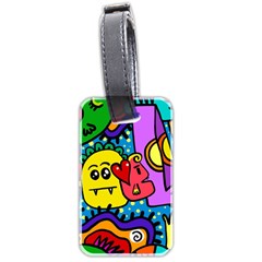 Cartoon Luggage Tag (two Sides) by nateshop