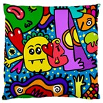 Cartoon Standard Flano Cushion Case (One Side) Front