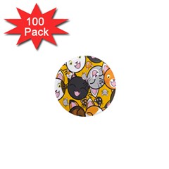 Cats 1  Mini Magnets (100 Pack)  by nateshop