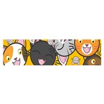 Cats Oblong Satin Scarf (16  x 60 ) Front