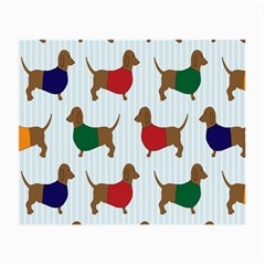 Dachshund Small Glasses Cloth (2 Sides) by nateshop