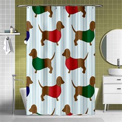 Dachshund Shower Curtain 48  X 72  (small)  by nateshop