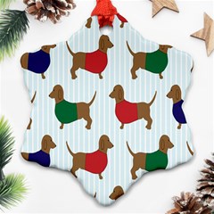 Dachshund Ornament (snowflake)