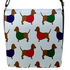 Dachshund Flap Closure Messenger Bag (s) by nateshop